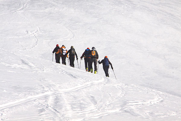 Sci alpinismo in Val Senales